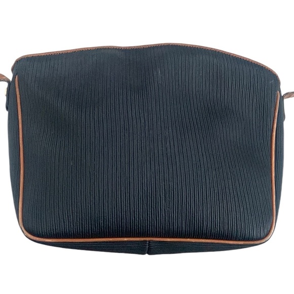 Salvatore Ferragamo Vintage Black Brown Leather Crossbody Handbag - Picture 6 of 13